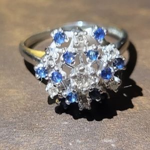 Sapphire and Diamond Ring